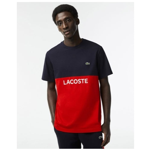 lacoste color block th8372 tee