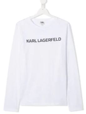 Karl Lagerfeld Long Sleeve Tee (6-12 Years)