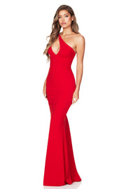 lexi one shoulder gown