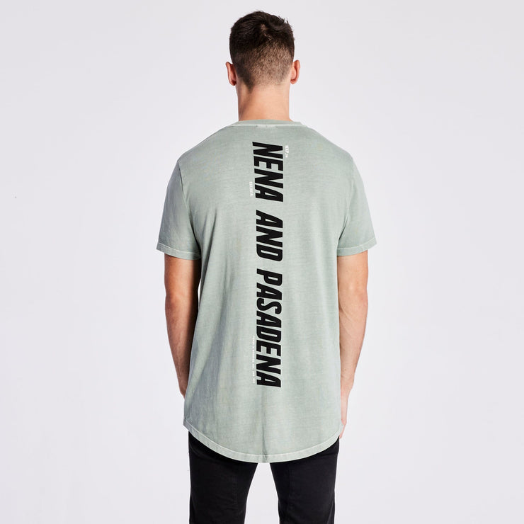 all over cape back tee