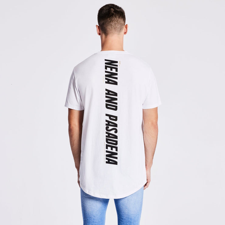 all over cape back tee