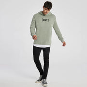 empty layered hooded sweater