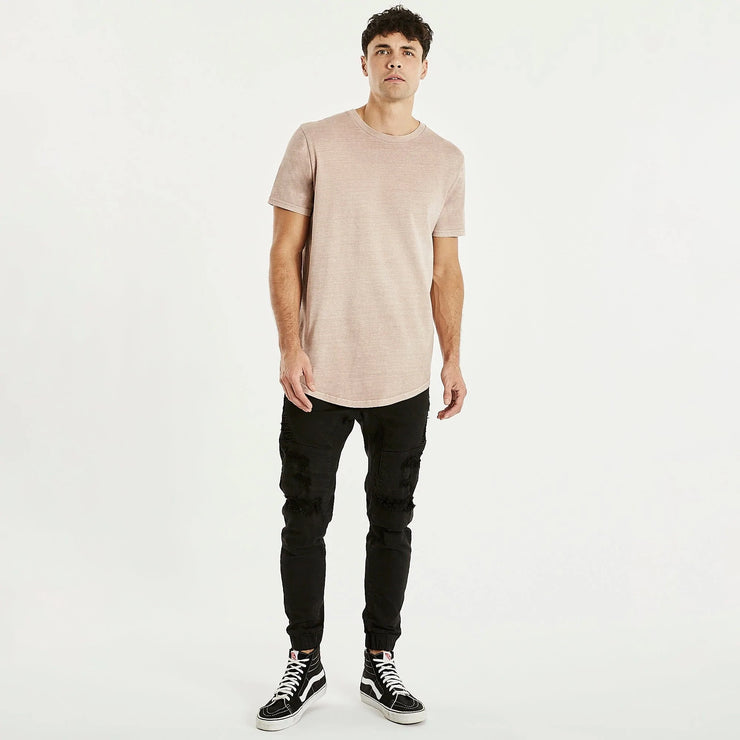 essentials dual curved tee