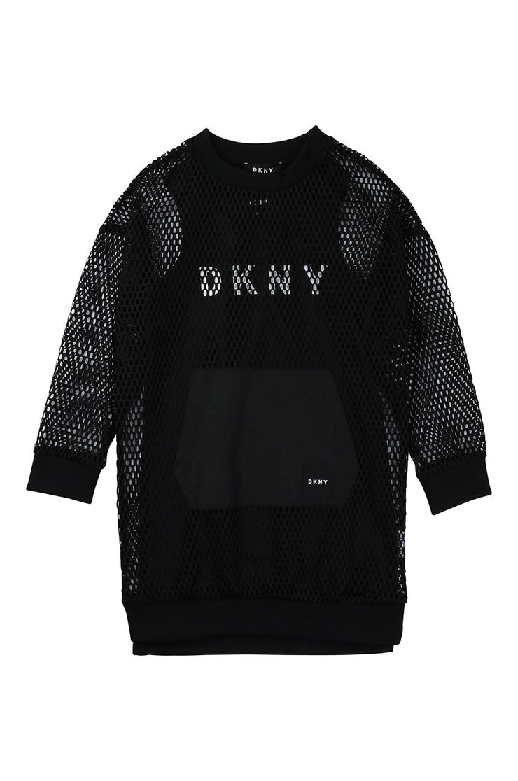 DKNY Mesh Layered Dress (6-12 Years)