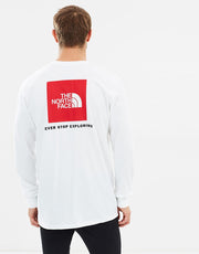 North Face Men's Ls Red Box Tee