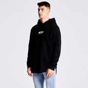 momentum hooded dual curved sweater